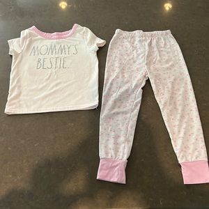 Rae Dunn Mommy’s Bestie short sleeve PJ set
